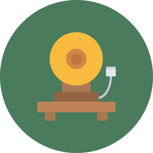 campana de la escuela icono gratis