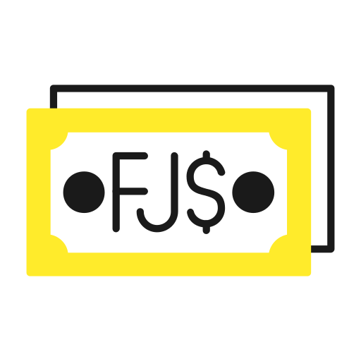 dólar de fiji icono gratis