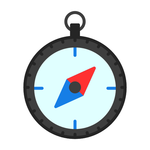 brújula icono gratis