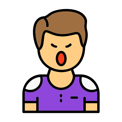 enojado icono gratis