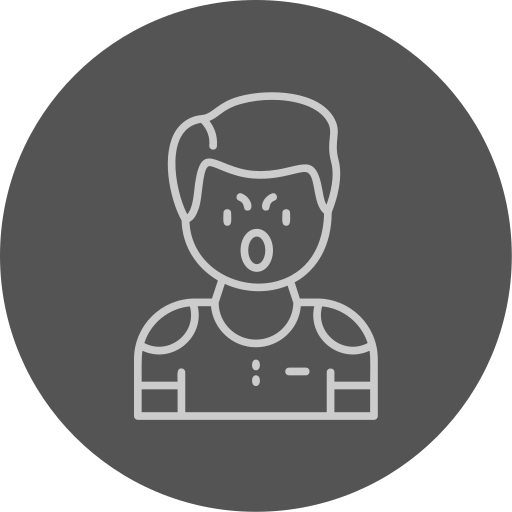 enojado icono gratis