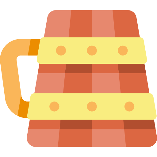 mug en bois Icône gratuit
