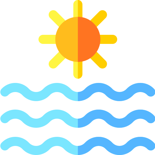 Sea Basic Rounded Flat icon