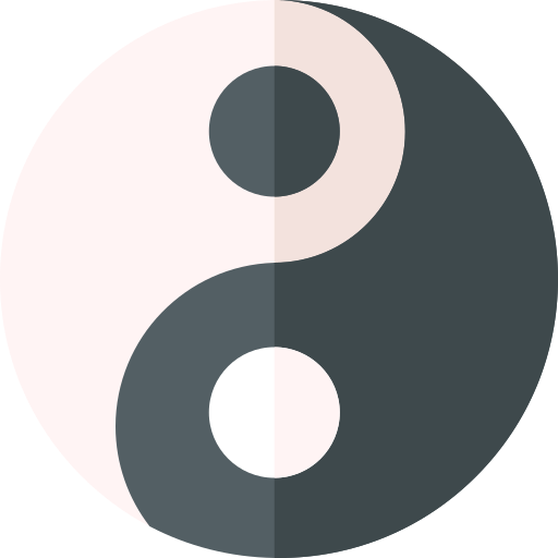 Yin yang icono gratis