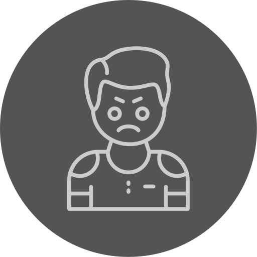 wütend kostenlos Icon