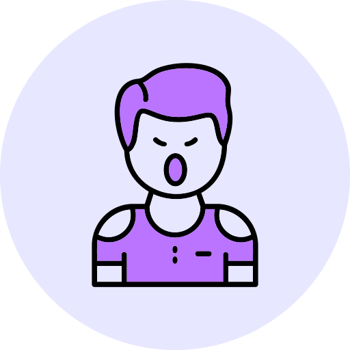 wütend kostenlos Icon