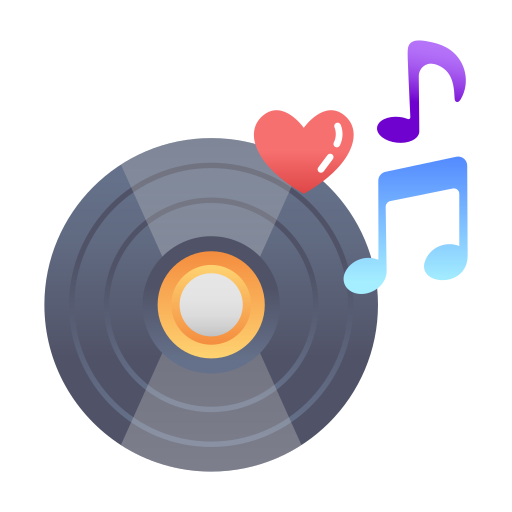 disco de música icono gratis