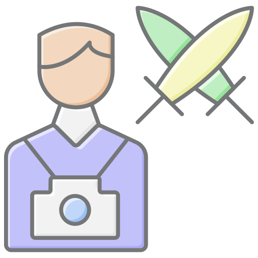 corresponsal de guerra icono gratis