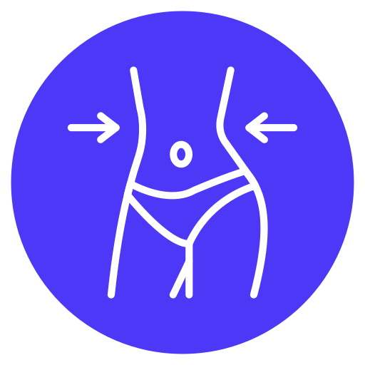 pérdida de peso icono gratis