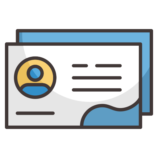 tarjeta de presentación icono gratis