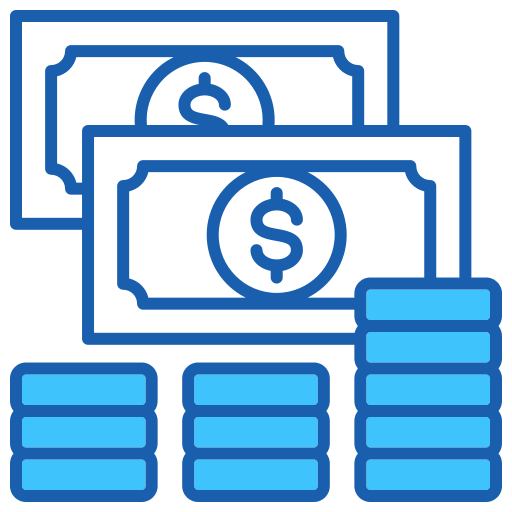 dinero en efectivo icono gratis