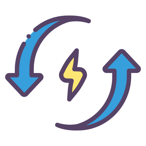 energía sostenible icono gratis