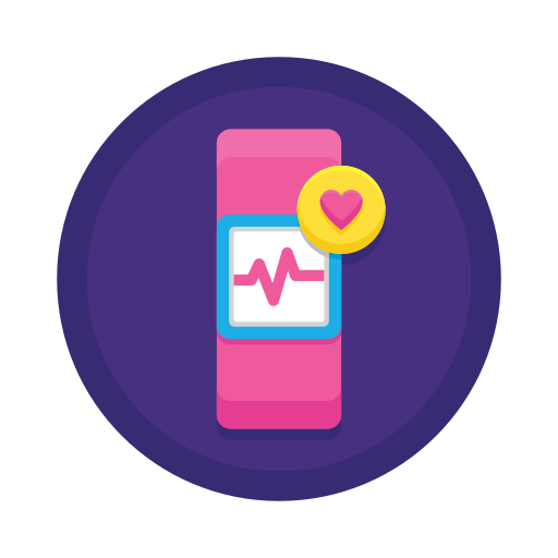 rastreador de actividad física icono gratis