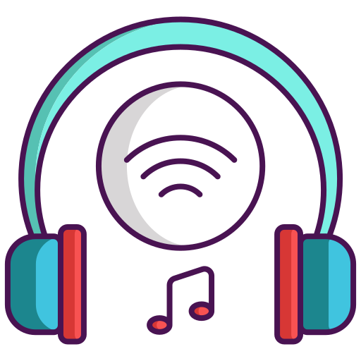 auriculares inalámbricos icono gratis