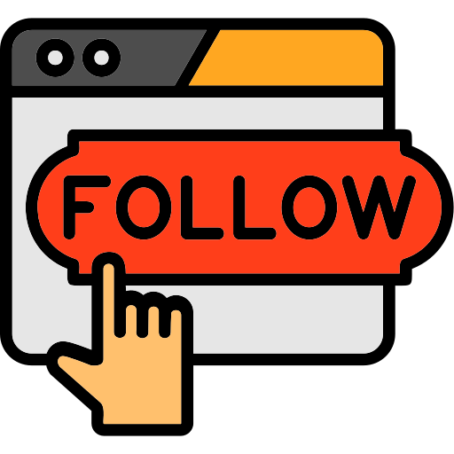 Следовать бесплатно иконка