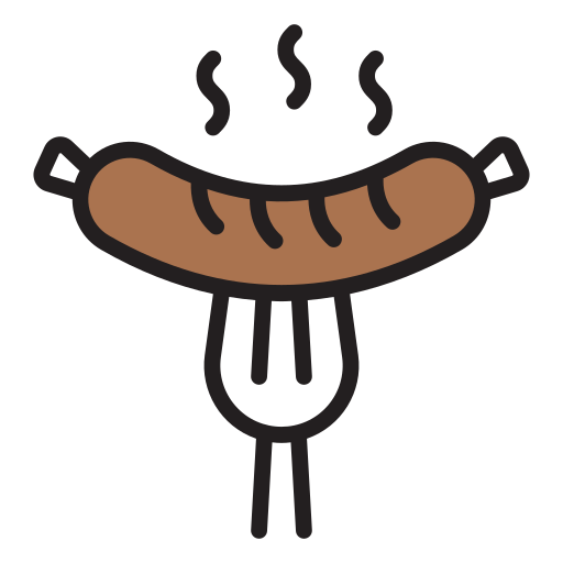gegrillte wurst kostenlos Icon gegrillte wurst kostenlos Icon