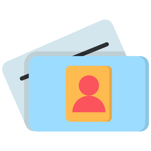 tarjeta de identificación icono gratis