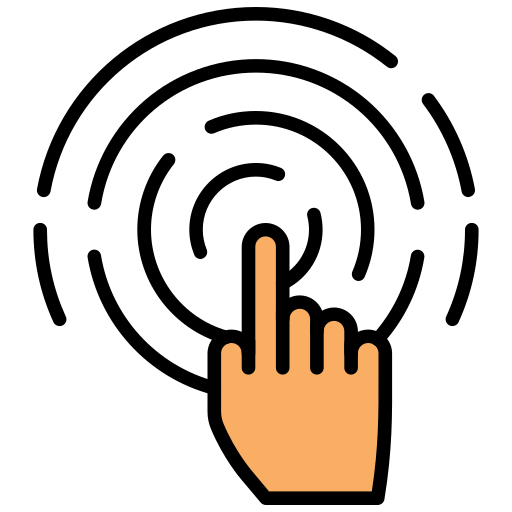 huella dactilar icono gratis