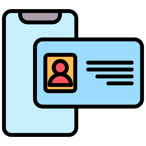 tarjeta de identificación icono gratis