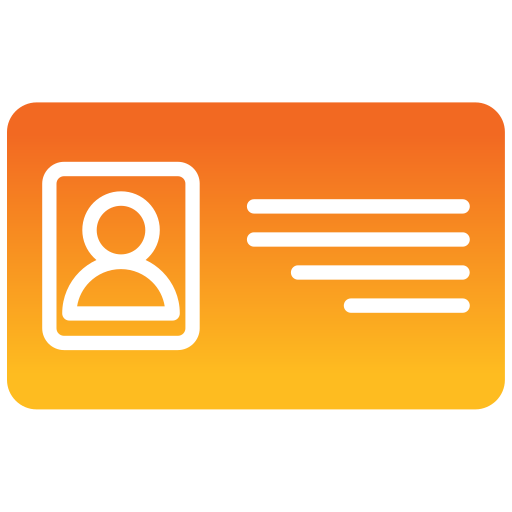 tarjeta de identificación icono gratis