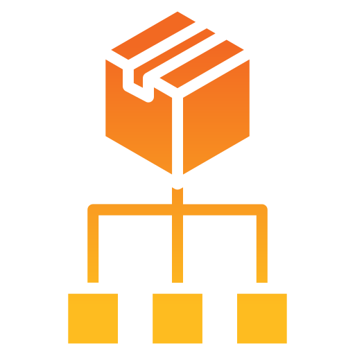 gestión de productos icono gratis