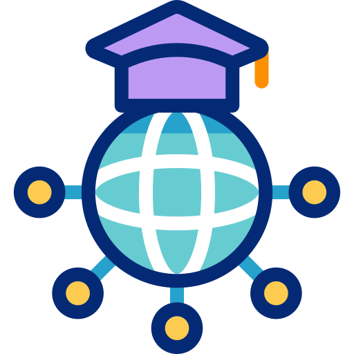 Global learning free icon Global learning free icon