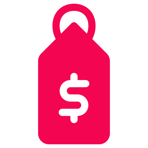 etiqueta de precio icono gratis