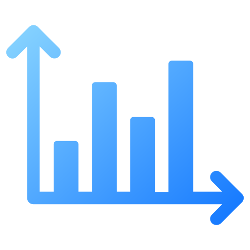 gráfico de líneas icono gratis