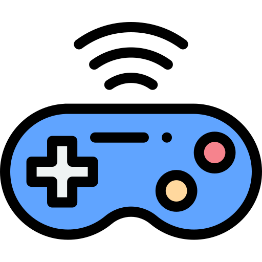 Joystick Detailed Rounded Lineal color icon