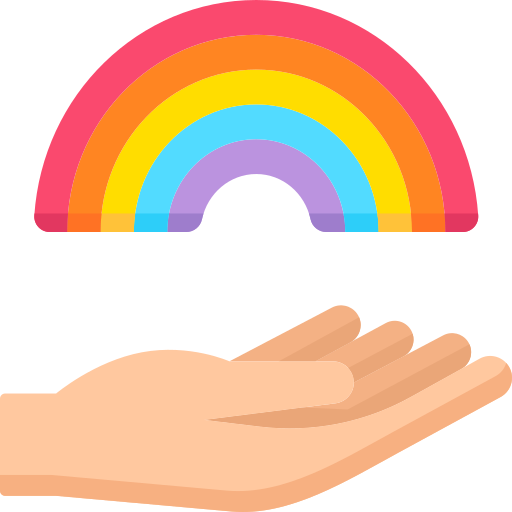 Arco iris icono gratis