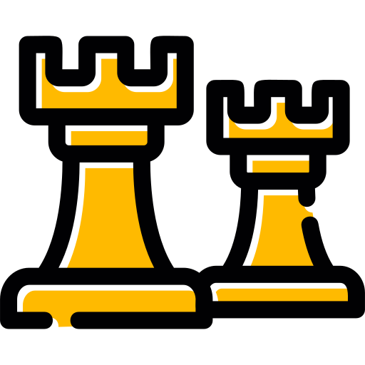 Chess tower free icon Chess tower free icon