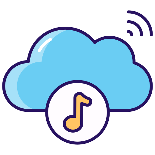 nube de sonido icono gratis