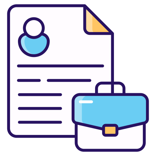 portafolio de trabajo icono gratis