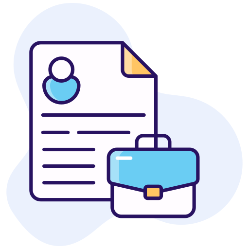 portafolio de trabajo icono gratis