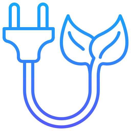 Green energy free icon