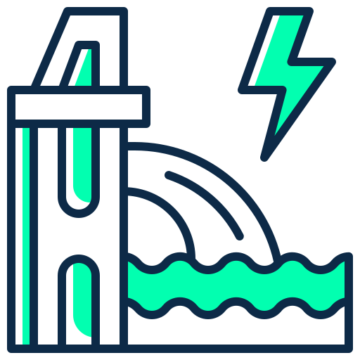 energía del agua icono gratis