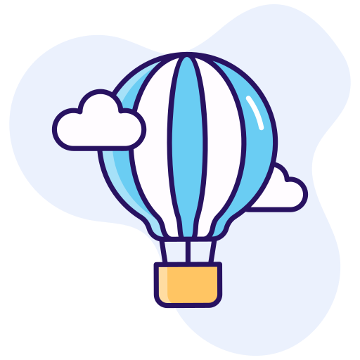 globo aerostático icono gratis