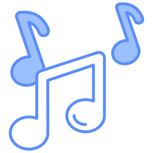 notas musicales icono gratis