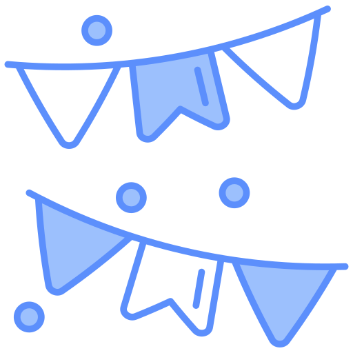 guirnaldas icono gratis