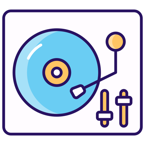 reproductor de vinilo icono gratis
