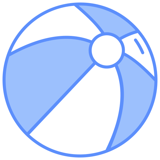 pelota de playa icono gratis