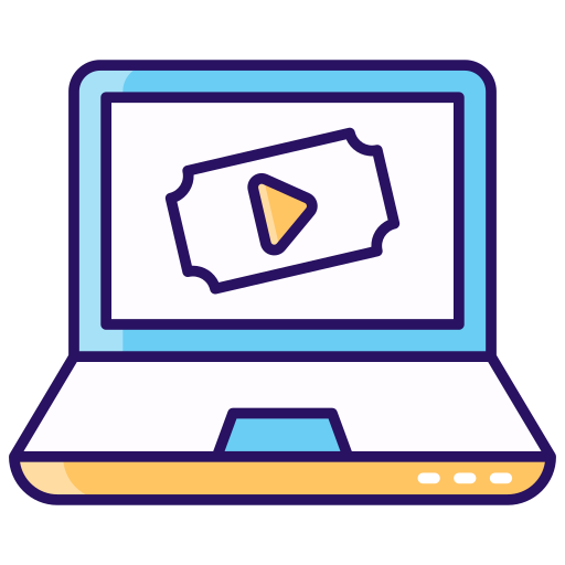 billete online icono gratis