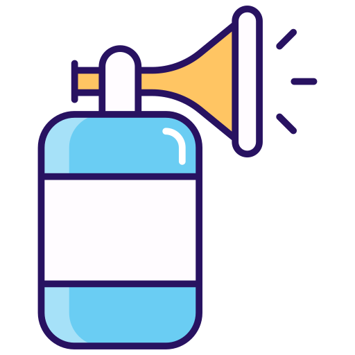 bocina de aire icono gratis