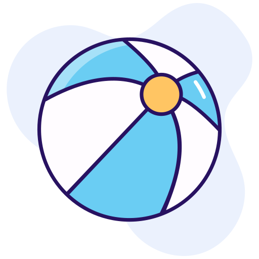 pelota de playa icono gratis