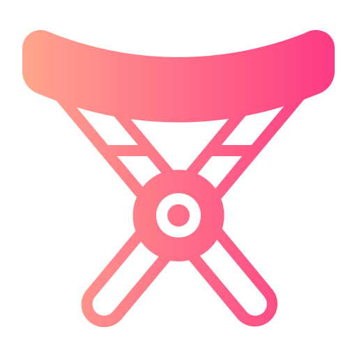 silla plegable icono gratis