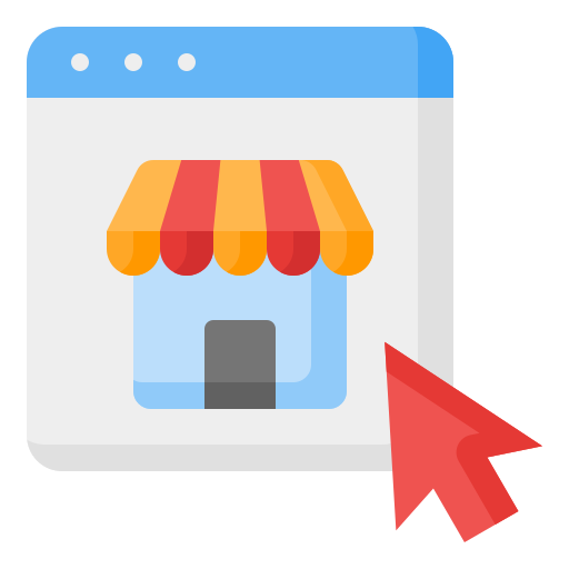 tienda online icono gratis