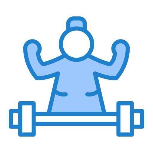 aptitud física icono gratis