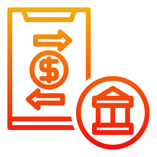 transferencia bancaria icono gratis