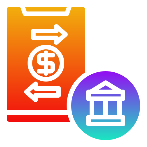 transferencia bancaria icono gratis