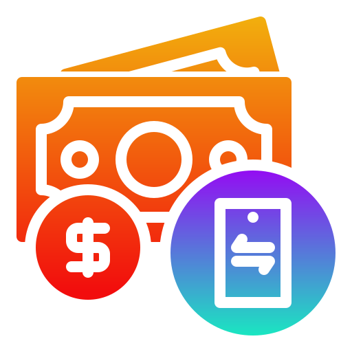 transacción de dinero icono gratis